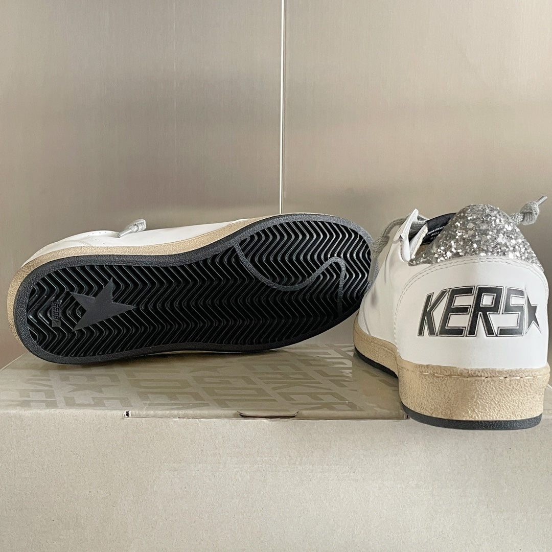 Golden Goose Vintage Distressed Sneakers #128
