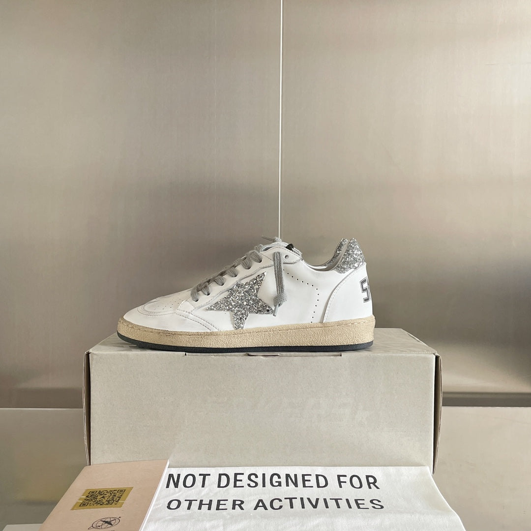 Golden Goose Vintage Distressed Sneakers #128