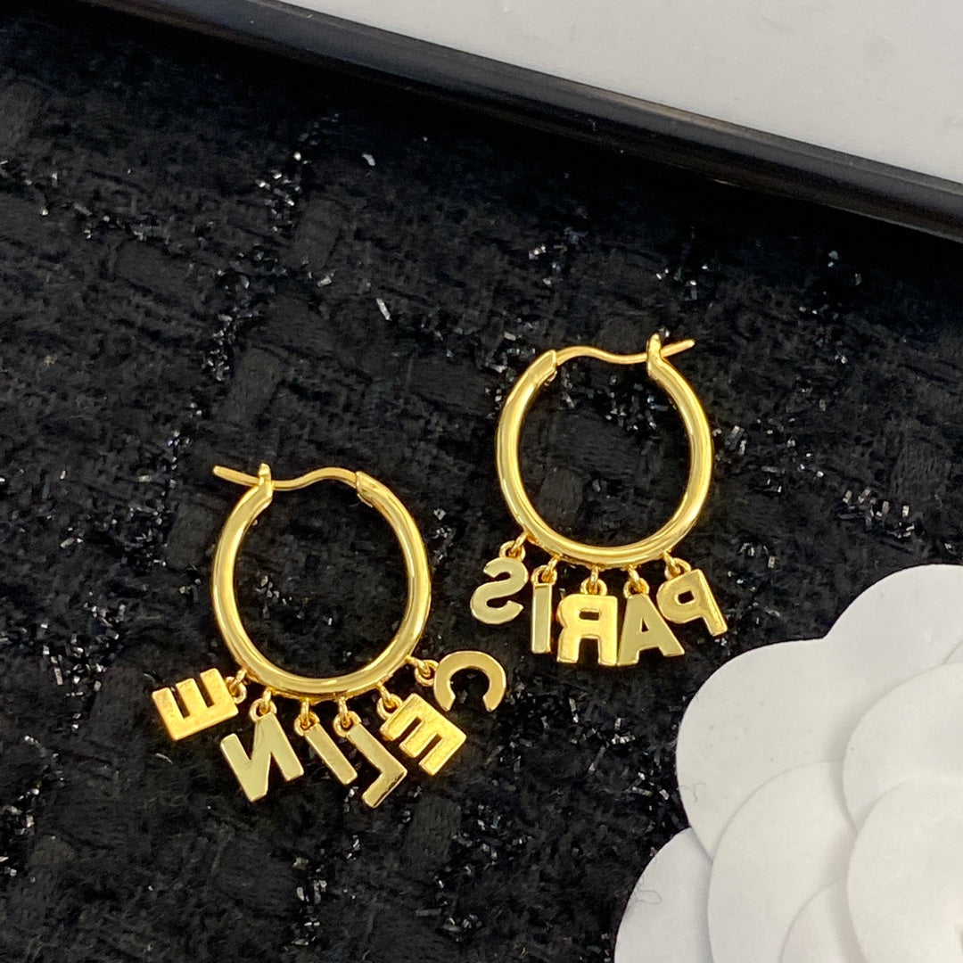CELINE Crystal Earrings