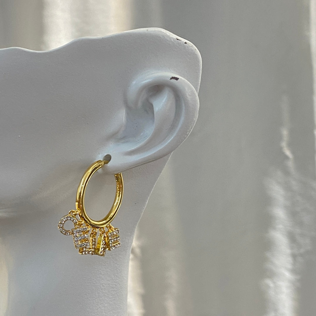 CELINE Crystal Earrings