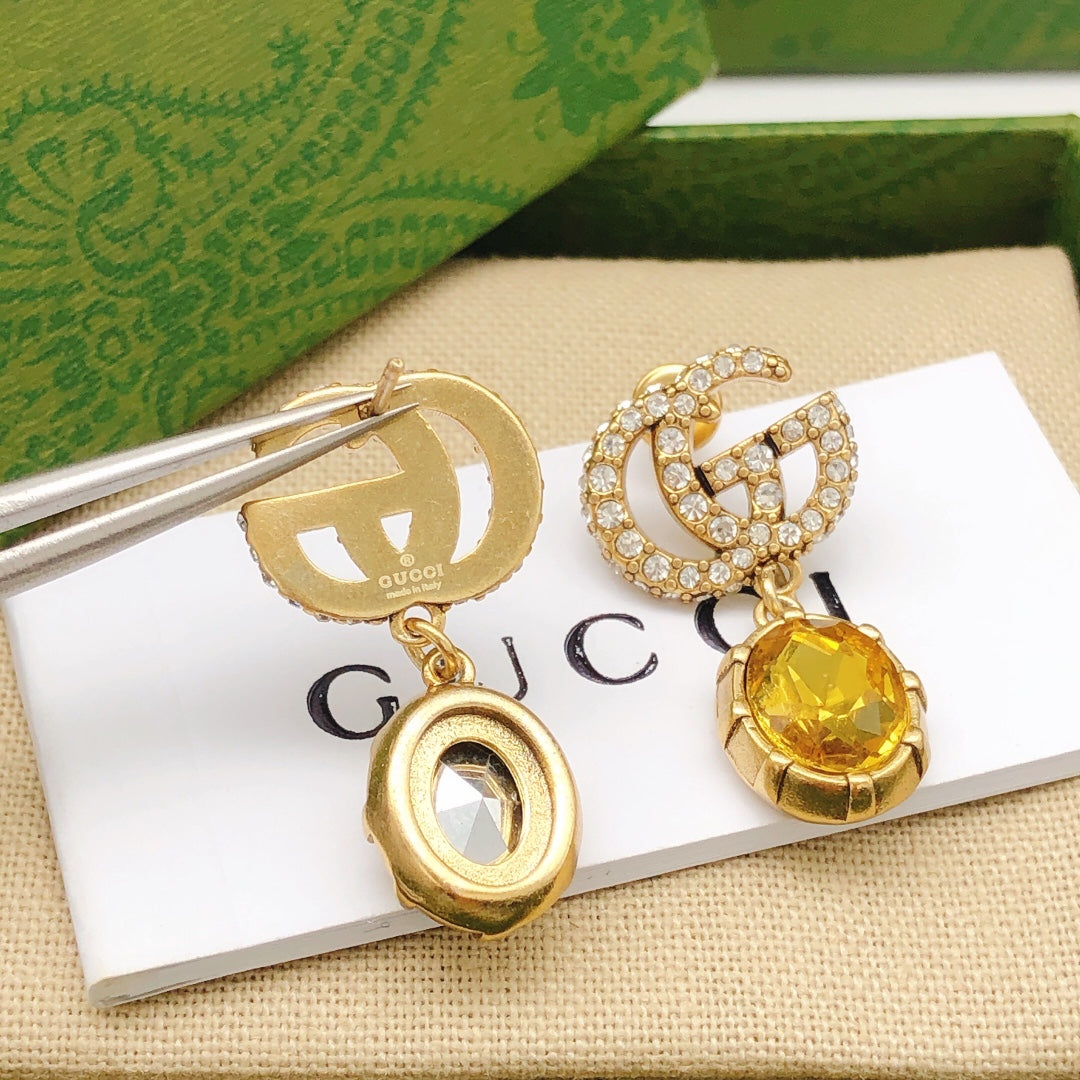 Gucci Crystal Vintage Earrings