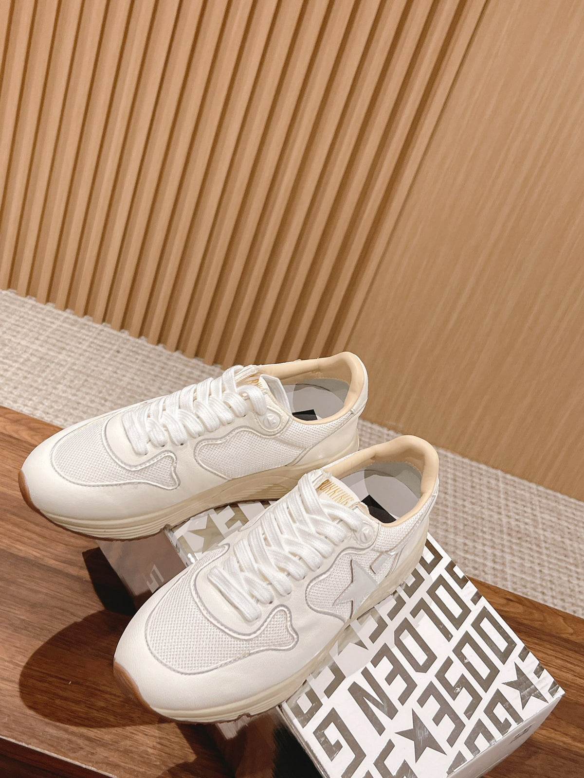 Golden Goose Vintage Distressed Sneakers #220