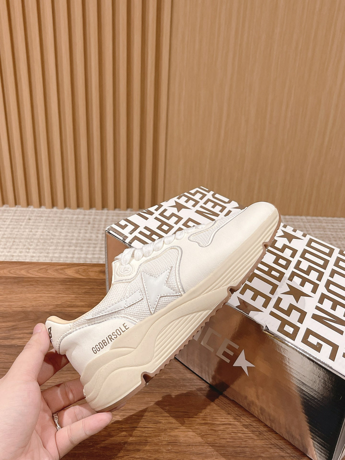 Golden Goose Vintage Distressed Sneakers #220