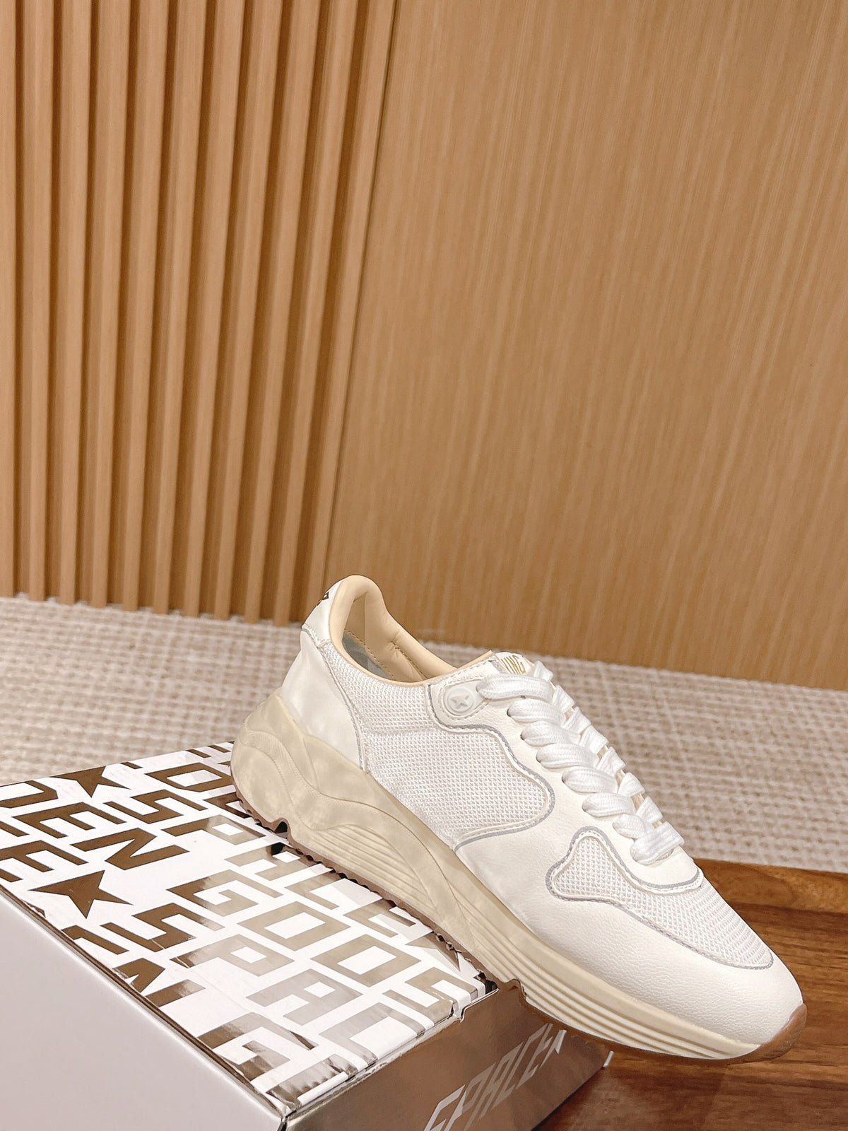 Golden Goose Vintage Distressed Sneakers #220