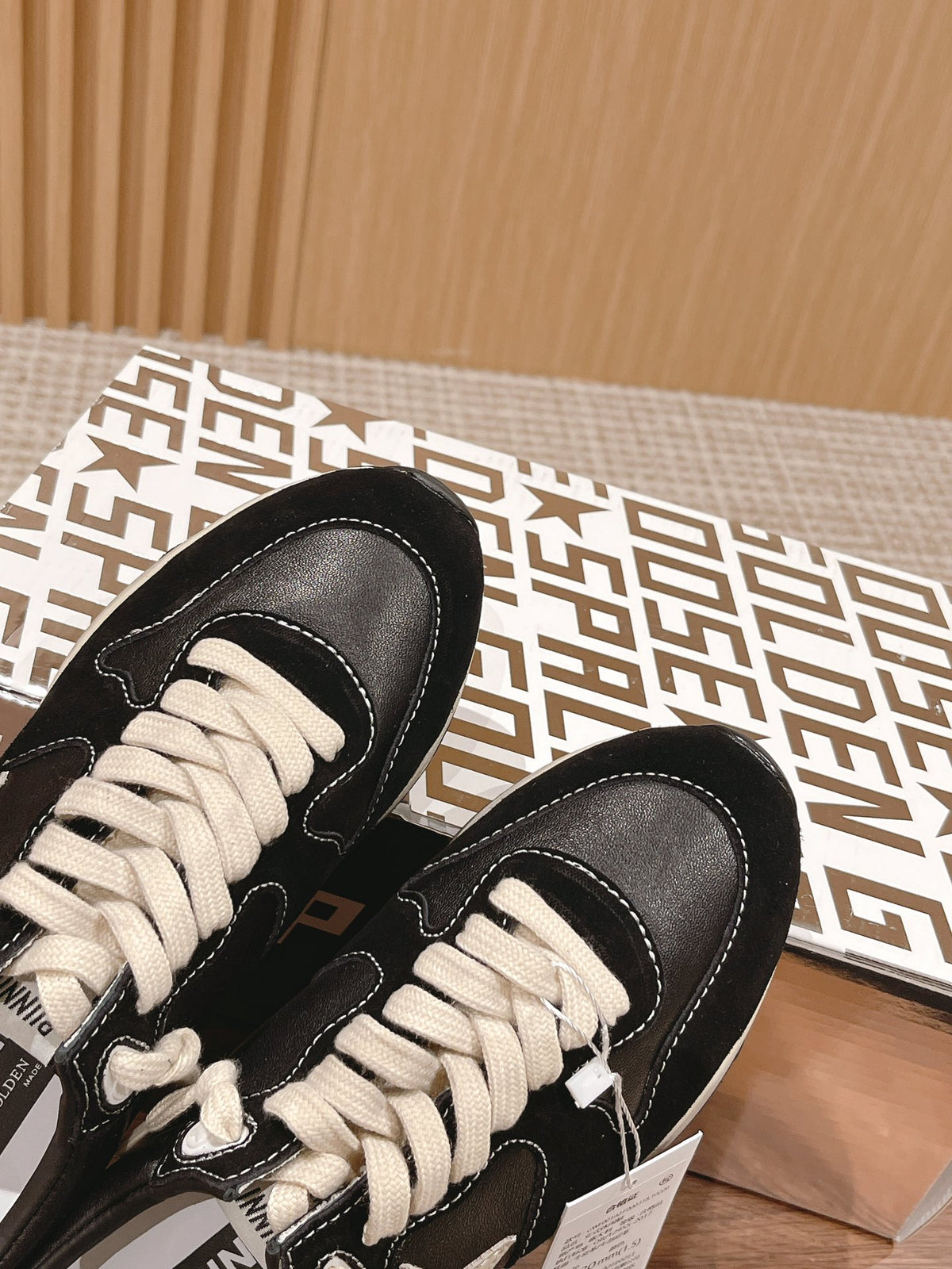 Golden Goose Vintage Distressed Sneakers #131