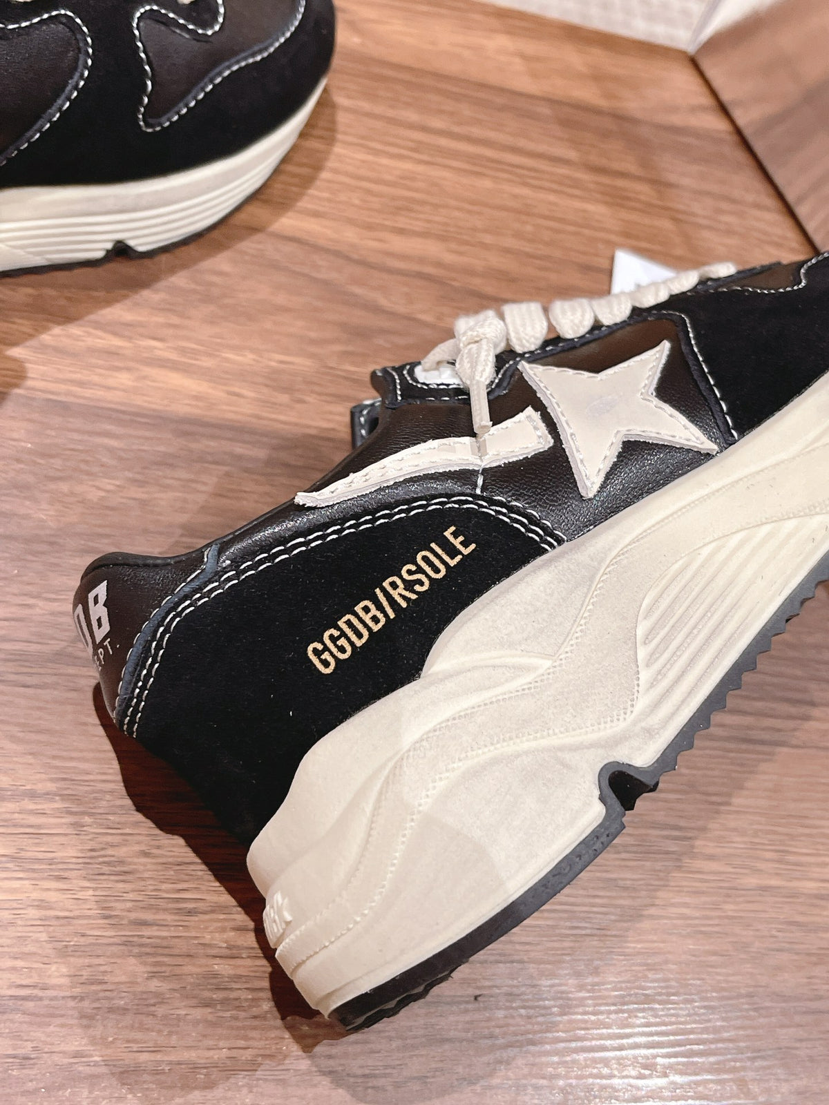 Golden Goose Vintage Distressed Sneakers #131