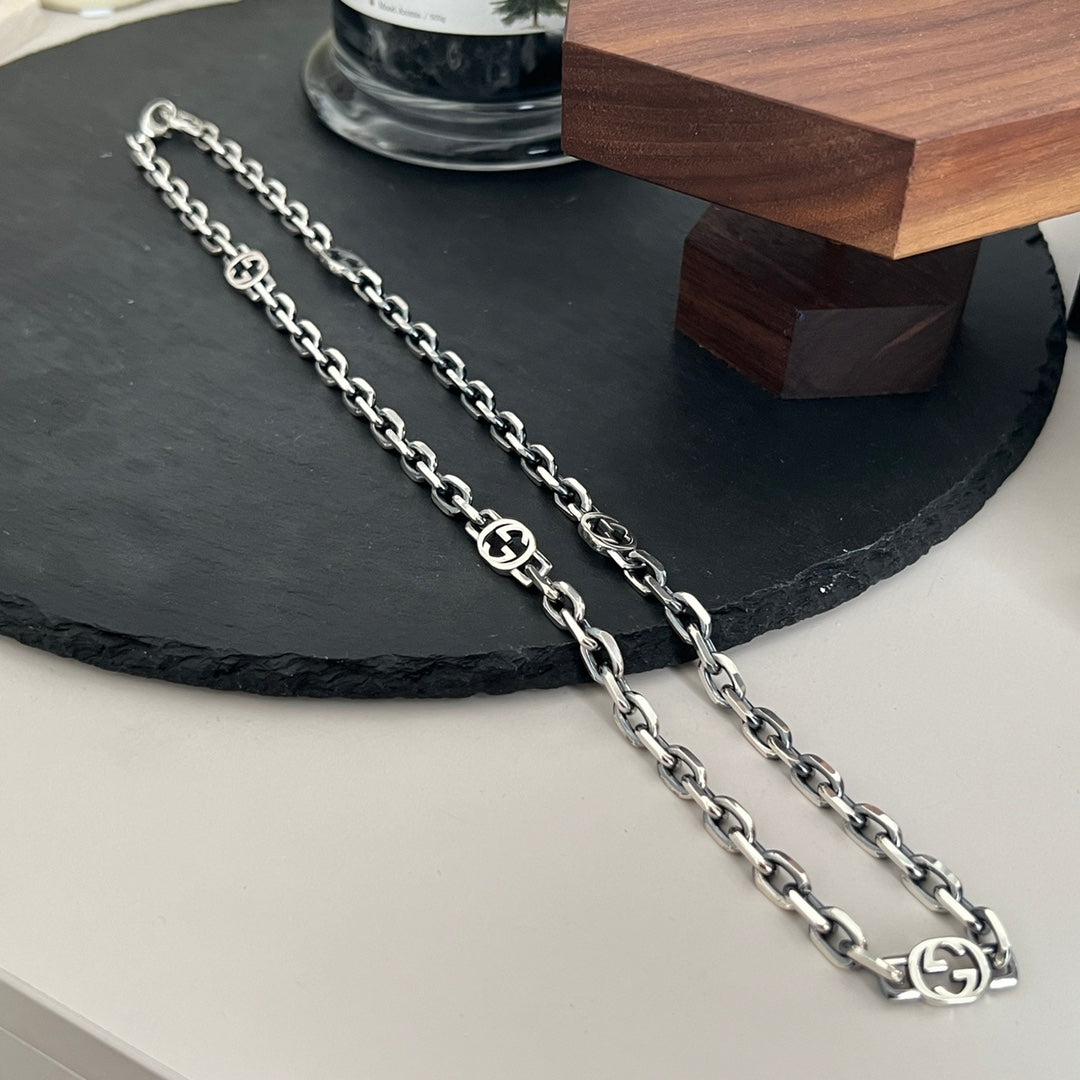 Gucci 925 Silver Vintage Necklace