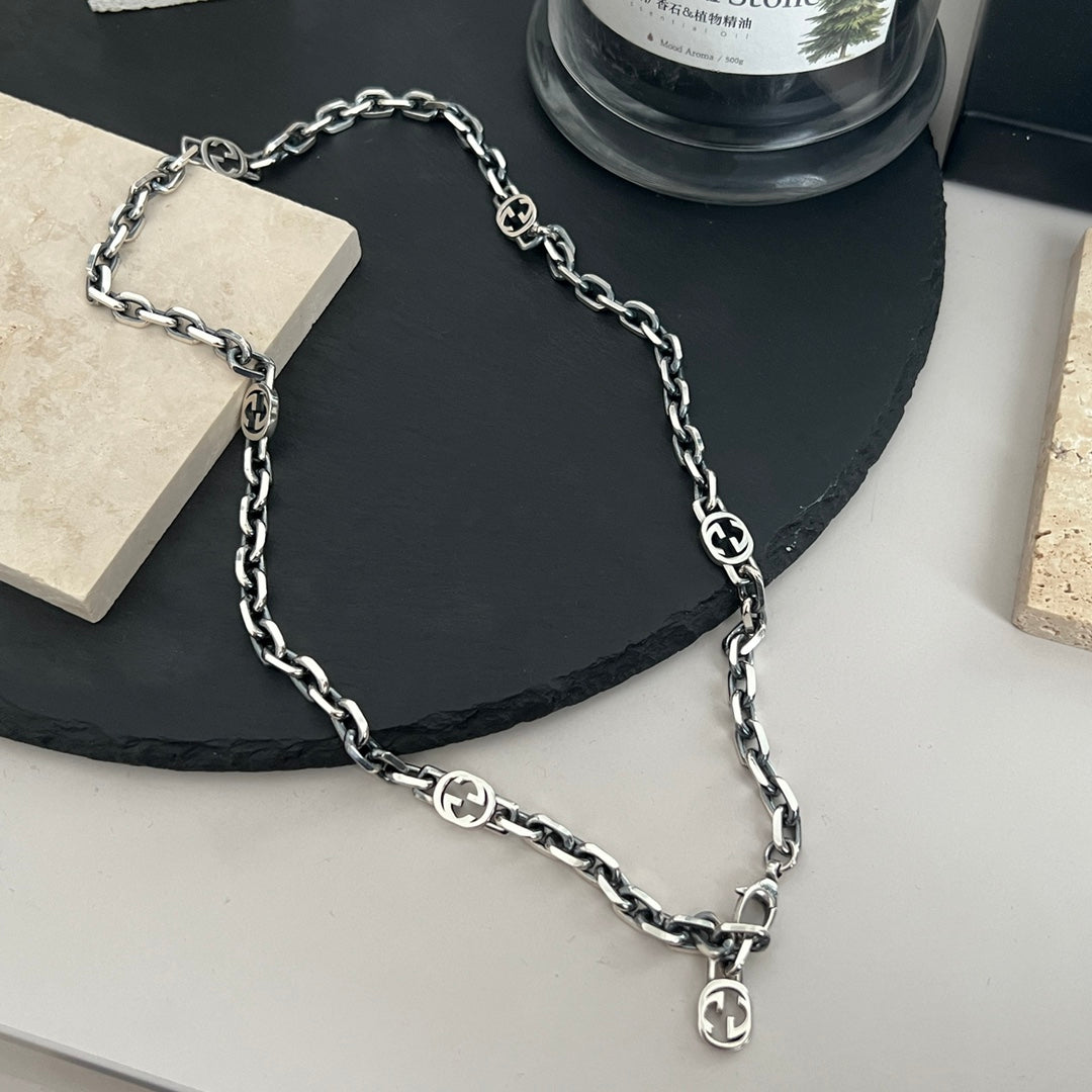 Gucci 925 Silver Vintage Necklace