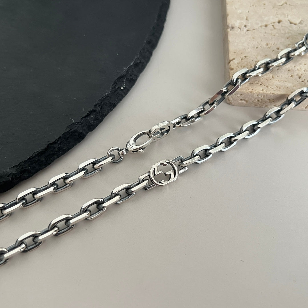 Gucci 925 Silver Vintage Necklace