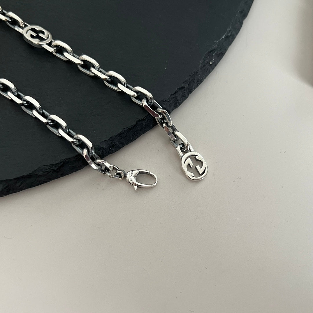 Gucci 925 Silver Vintage Necklace
