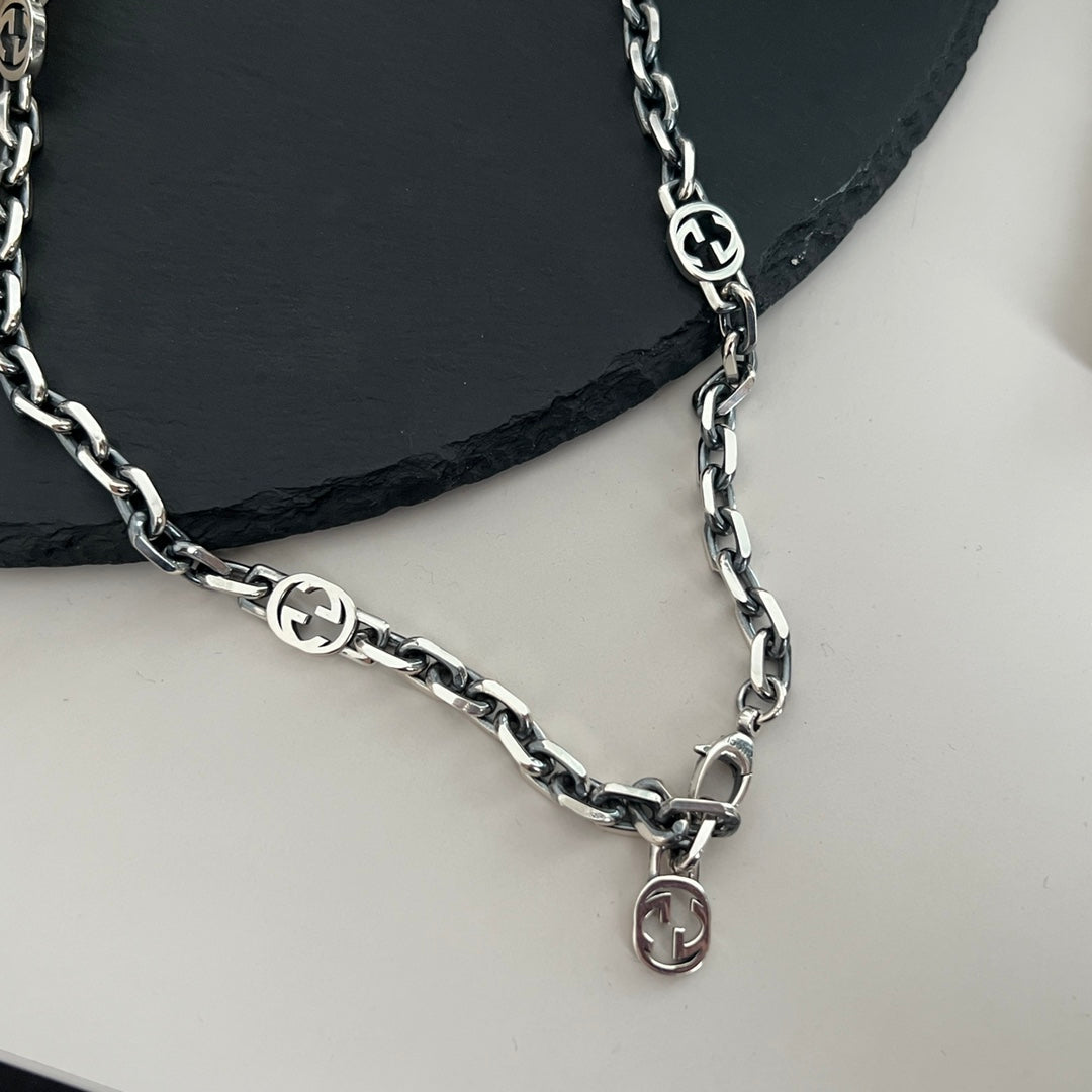 Gucci 925 Silver Vintage Necklace