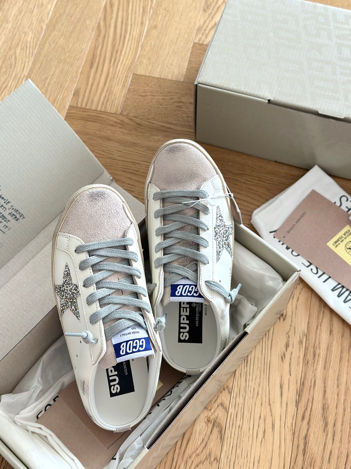 Golden Goose Vintage Distressed Sneakers #240