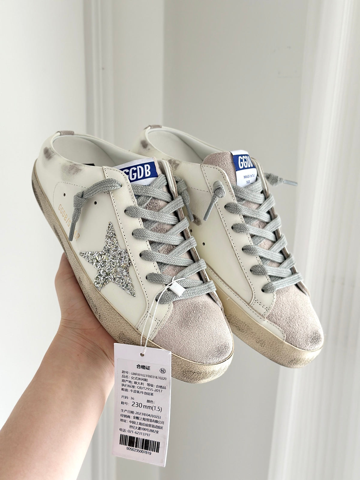 Golden Goose Vintage Distressed Sneakers #240