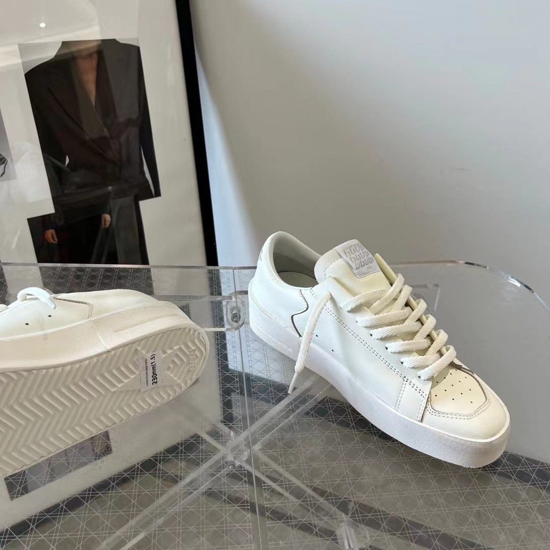 Golden Goose Vintage Distressed Sneakers #153