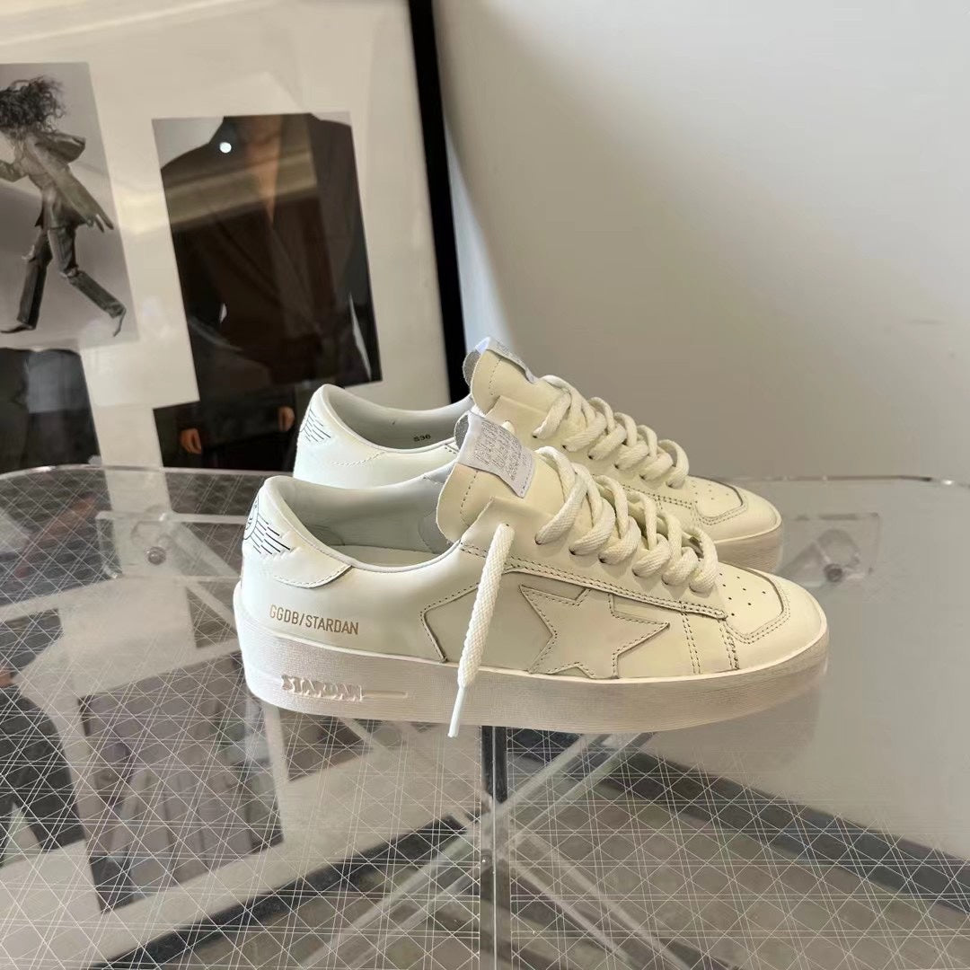 Golden Goose Vintage Distressed Sneakers #153
