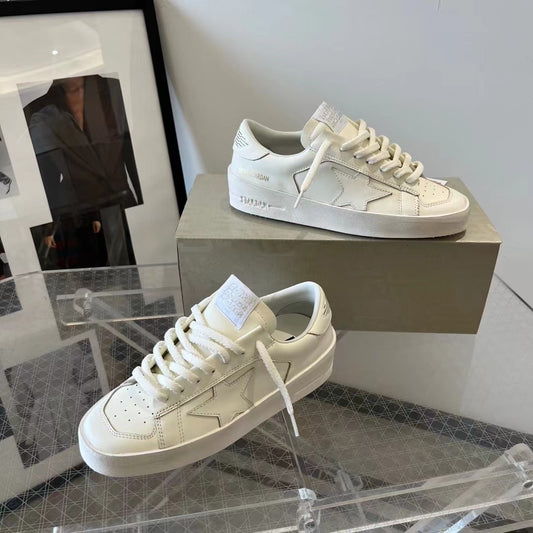 Golden Goose Vintage Distressed Sneakers #153