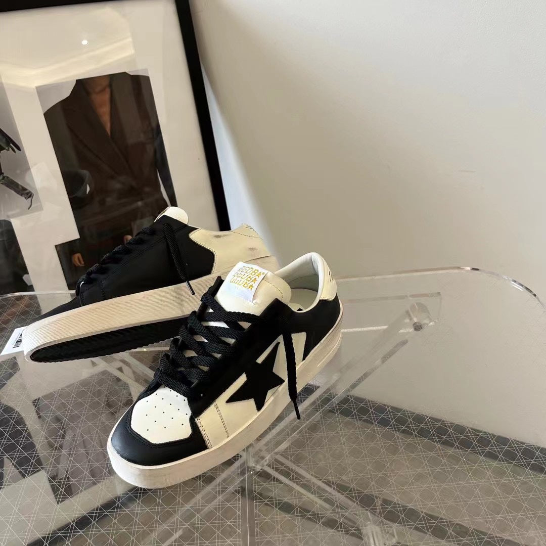 Golden Goose Vintage Distressed Sneakers #038