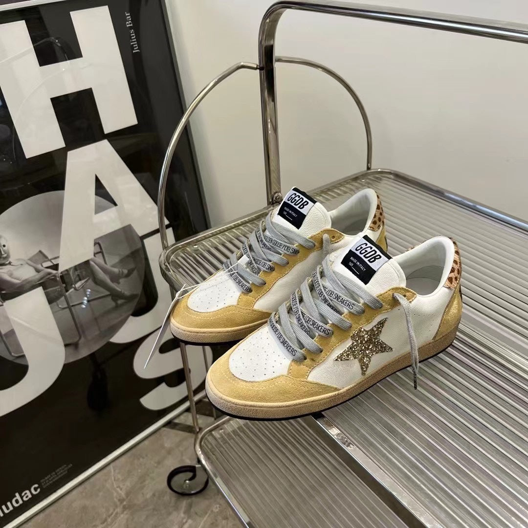 Golden Goose Vintage Distressed Sneakers #040