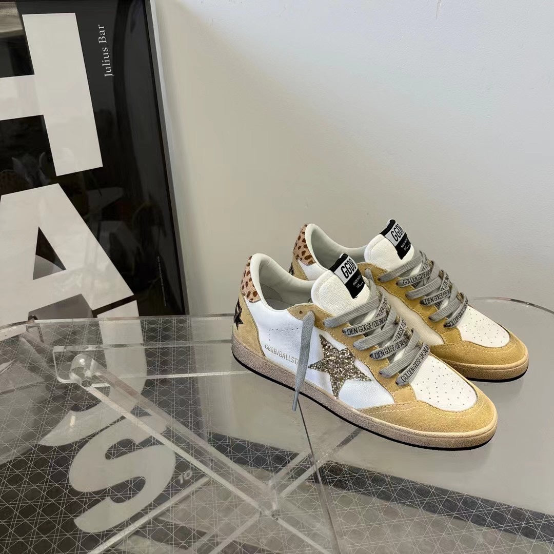 Golden Goose Vintage Distressed Sneakers #040
