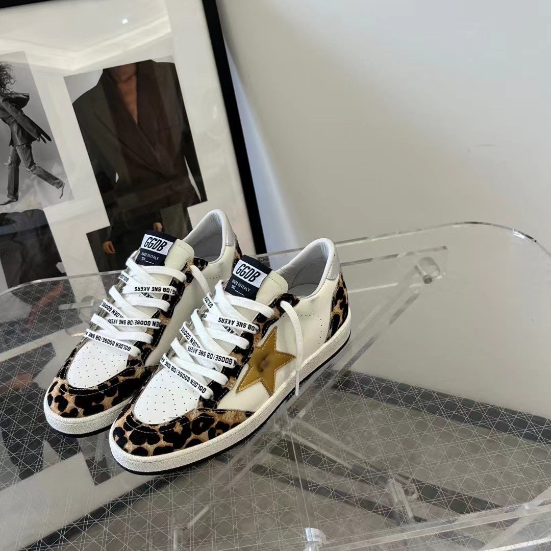Golden Goose Vintage Distressed Sneakers #041