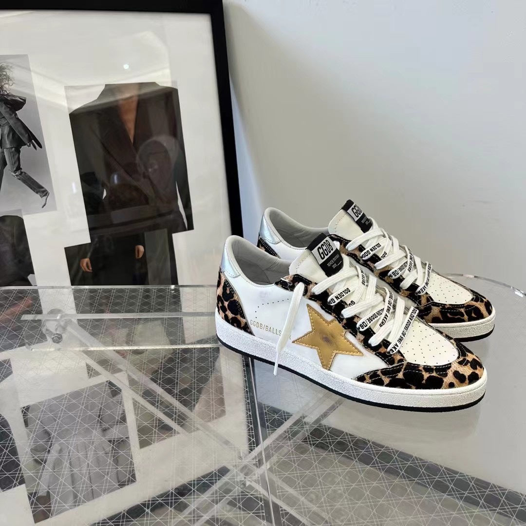 Golden Goose Vintage Distressed Sneakers #041