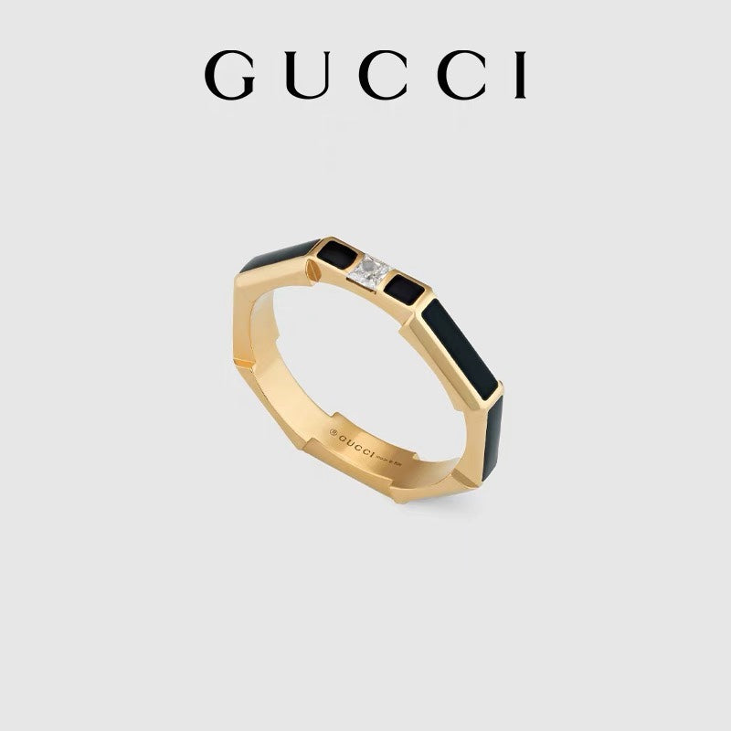 Gucci Enamel Ring