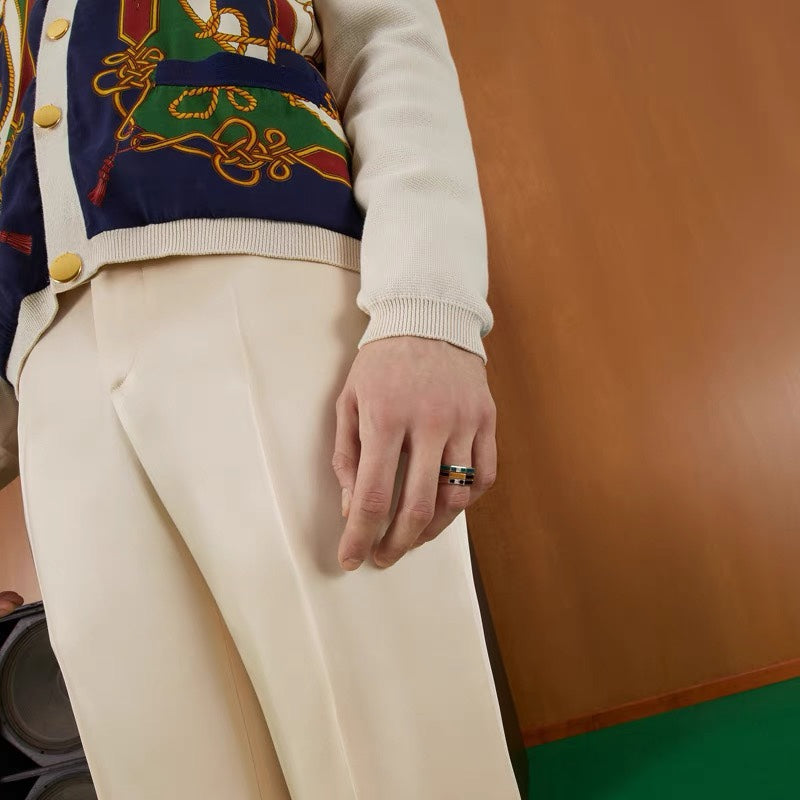 Gucci Enamel Ring