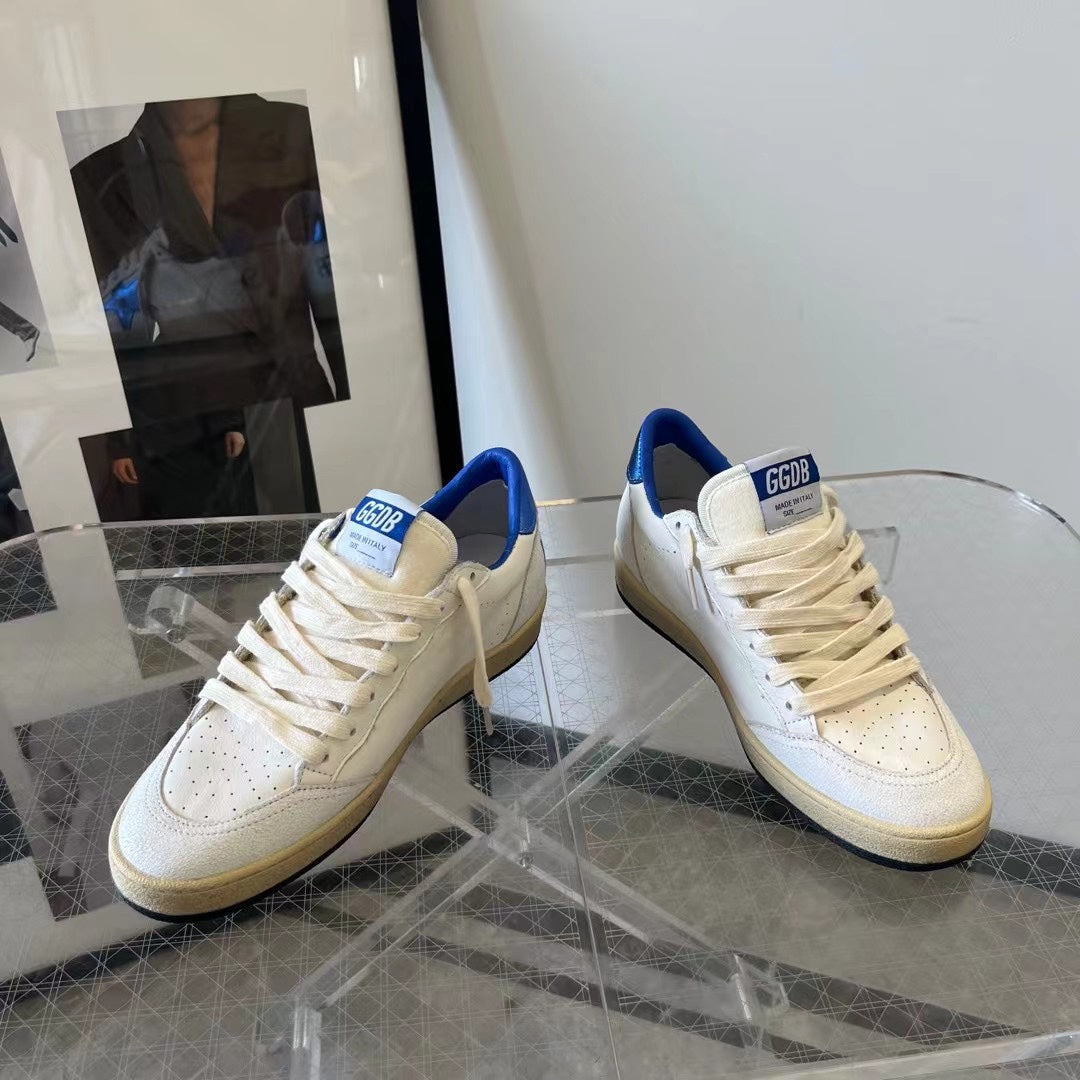 Golden Goose Vintage Distressed Sneakers #255