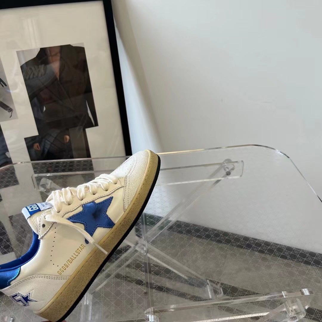 Golden Goose Vintage Distressed Sneakers #255