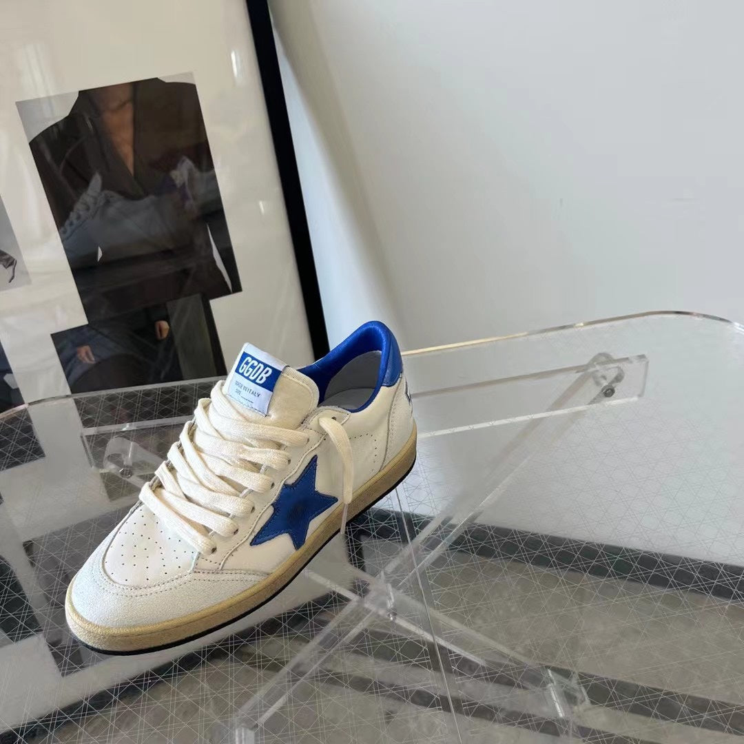 Golden Goose Vintage Distressed Sneakers #255
