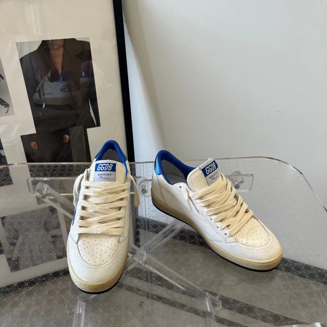 Golden Goose Vintage Distressed Sneakers #255