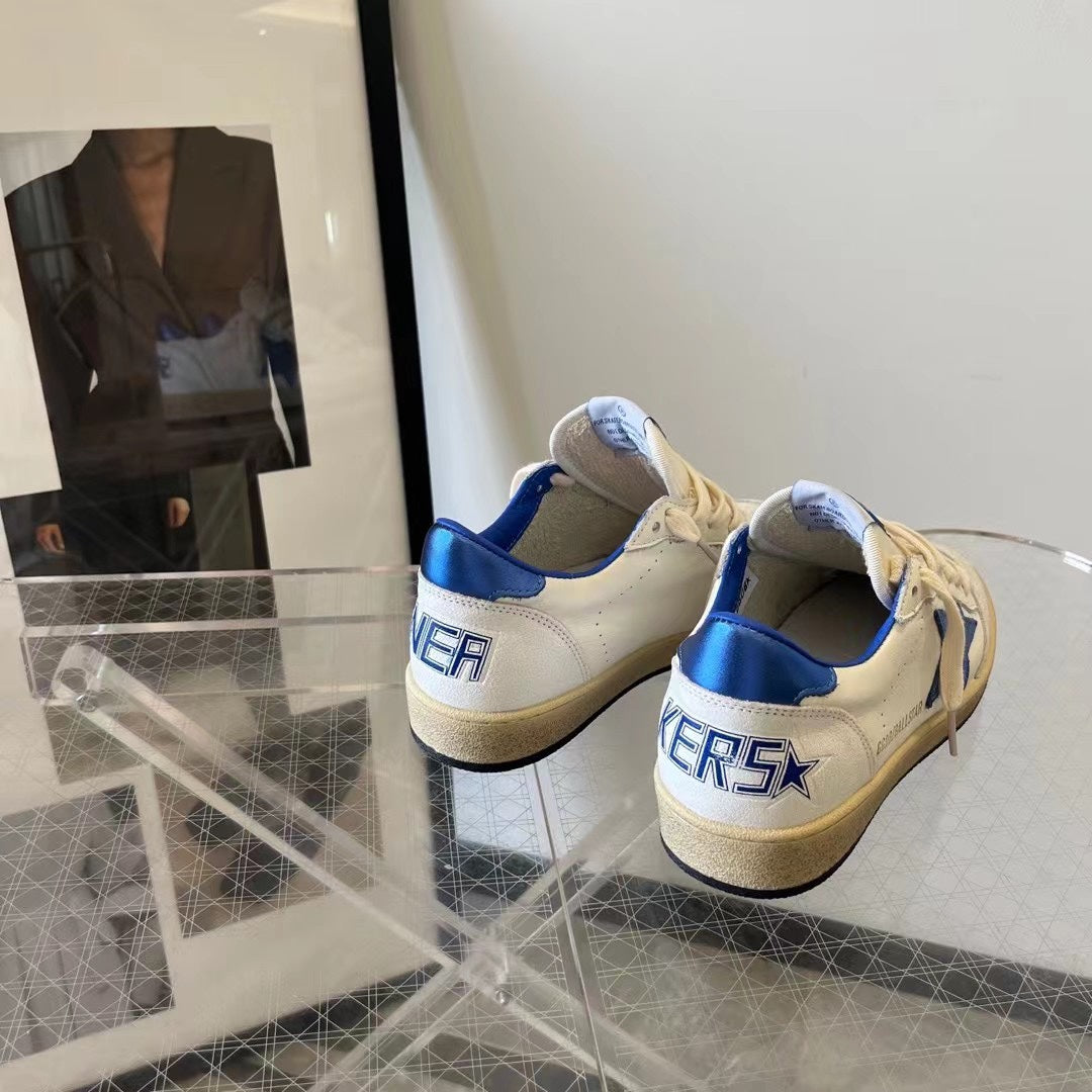 Golden Goose Vintage Distressed Sneakers #255