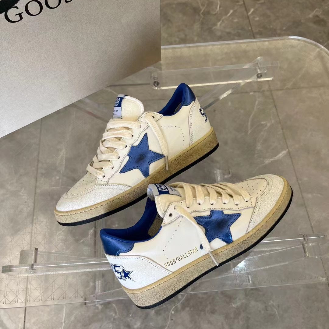 Golden Goose Vintage Distressed Sneakers #255