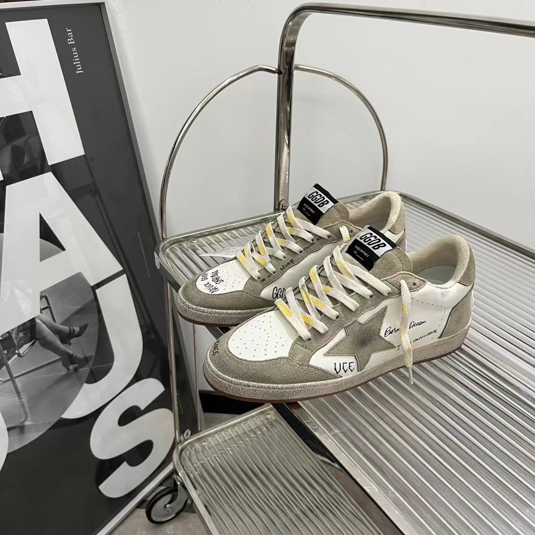 Golden Goose Vintage Distressed Sneakers #271
