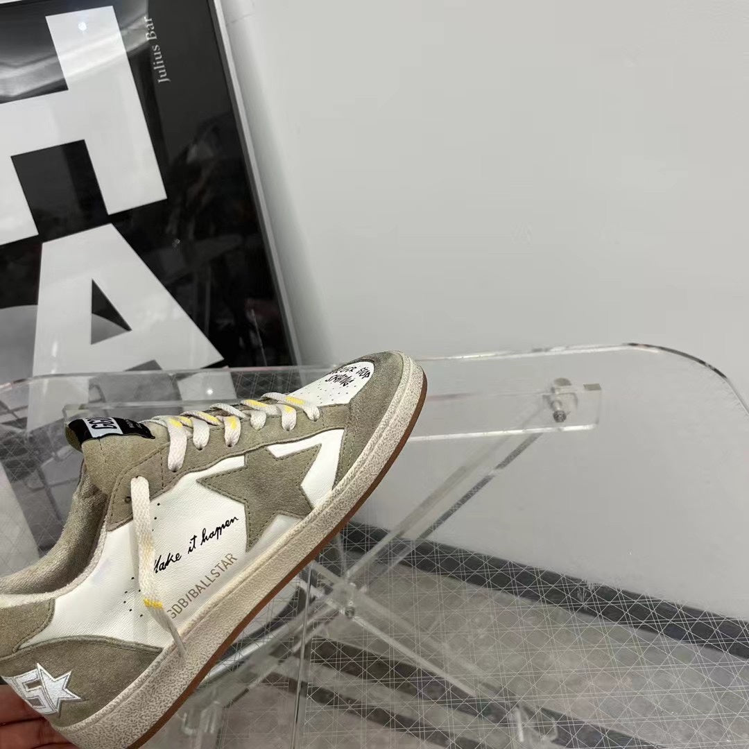 Golden Goose Vintage Distressed Sneakers #271