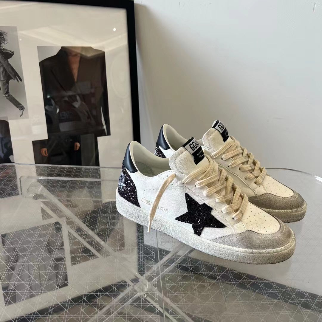 Golden Goose Vintage Distressed Sneakers #254
