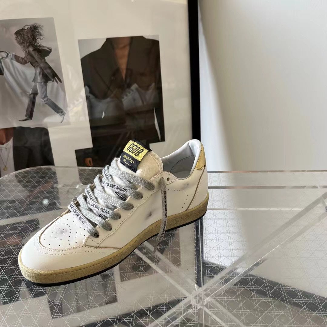 Golden Goose Vintage Distressed Sneakers #253
