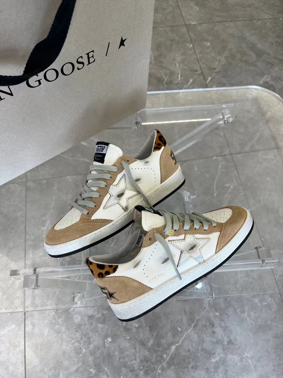 Golden Goose Vintage Distressed Sneakers #039