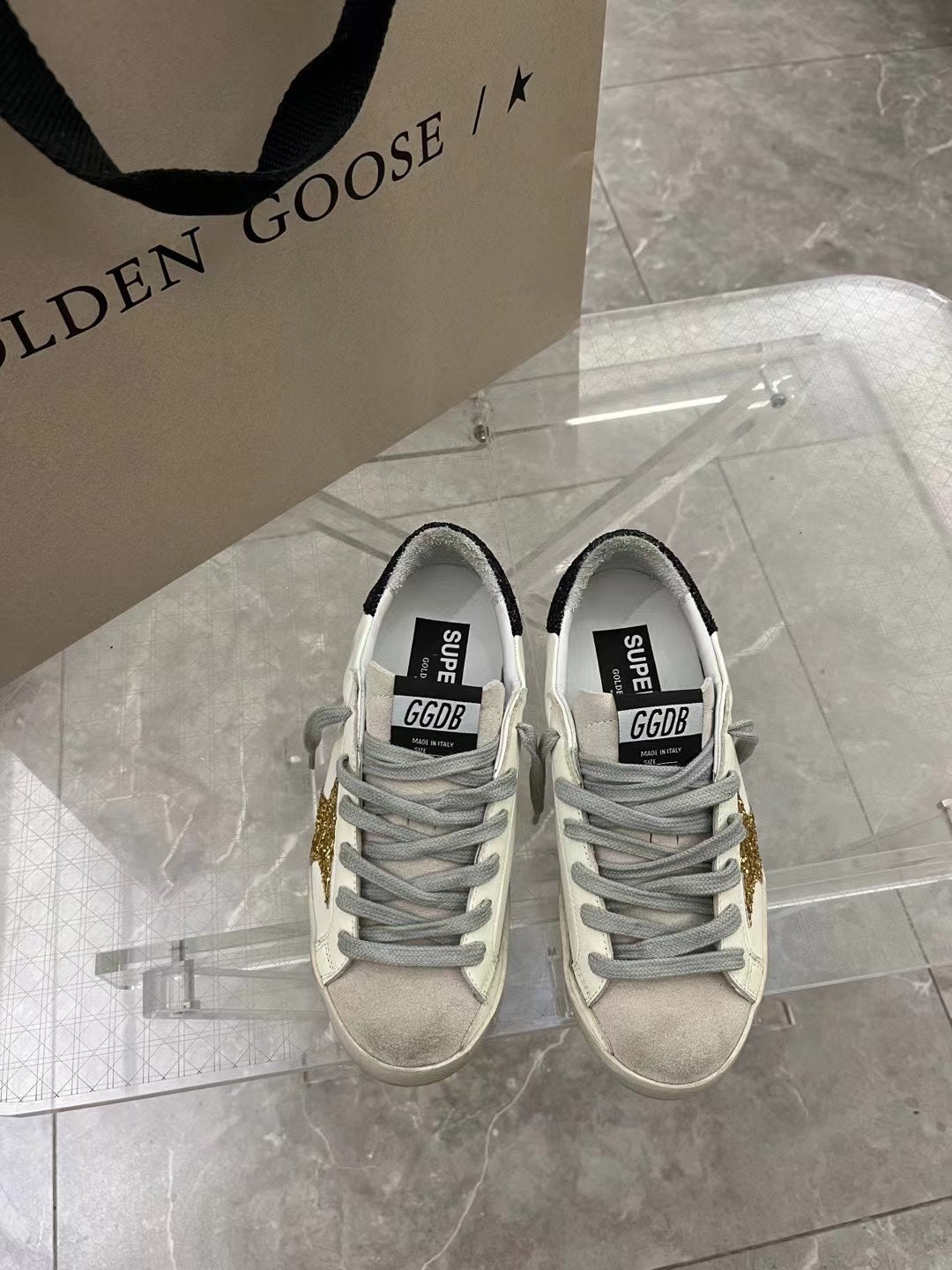 Golden Goose Vintage Distressed Sneakers #261
