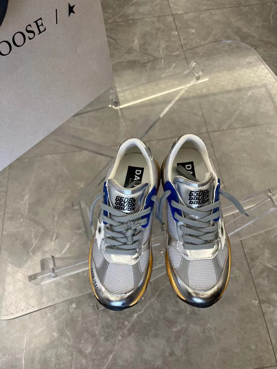 Golden Goose Vintage Distressed Sneakers #232