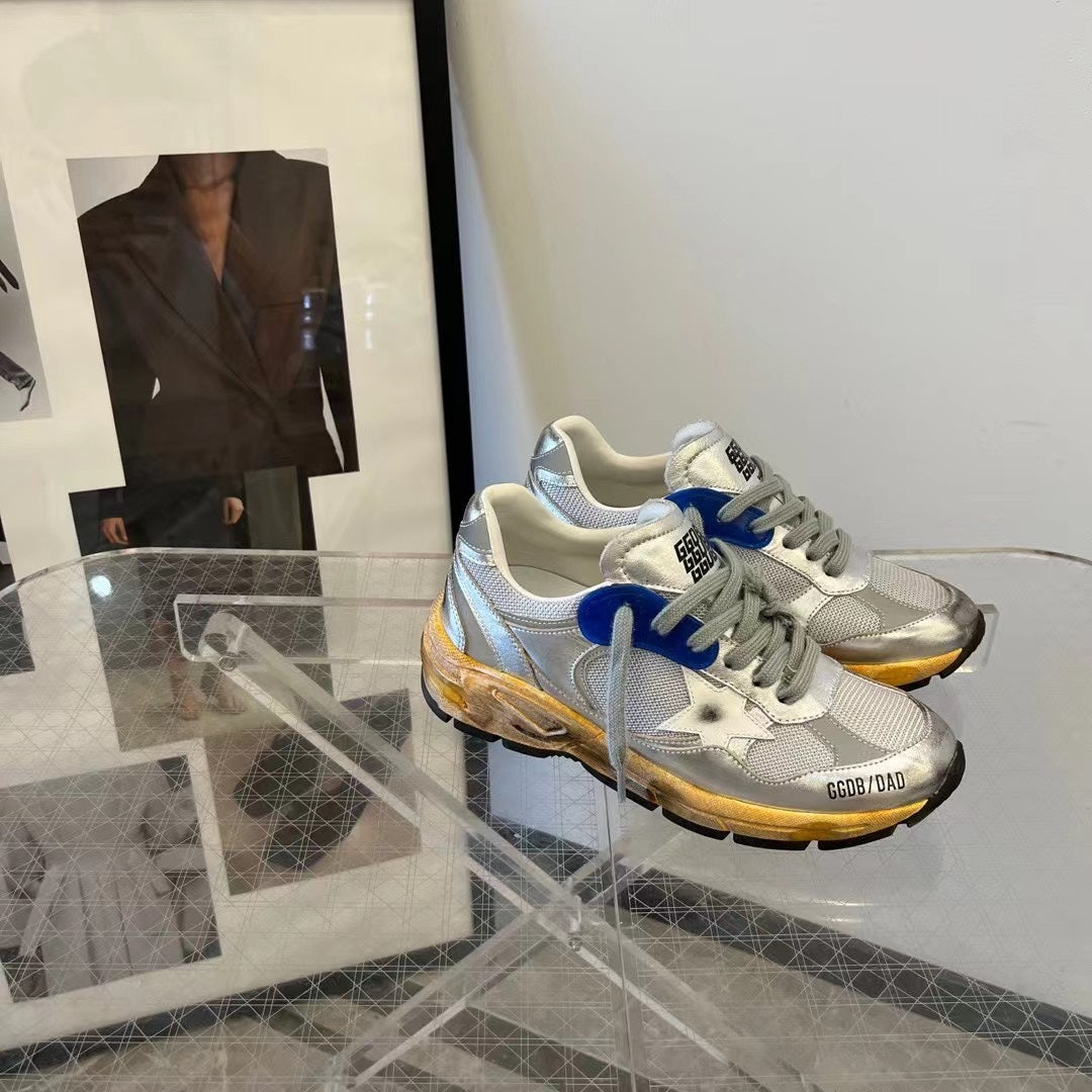 Golden Goose Vintage Distressed Sneakers #232