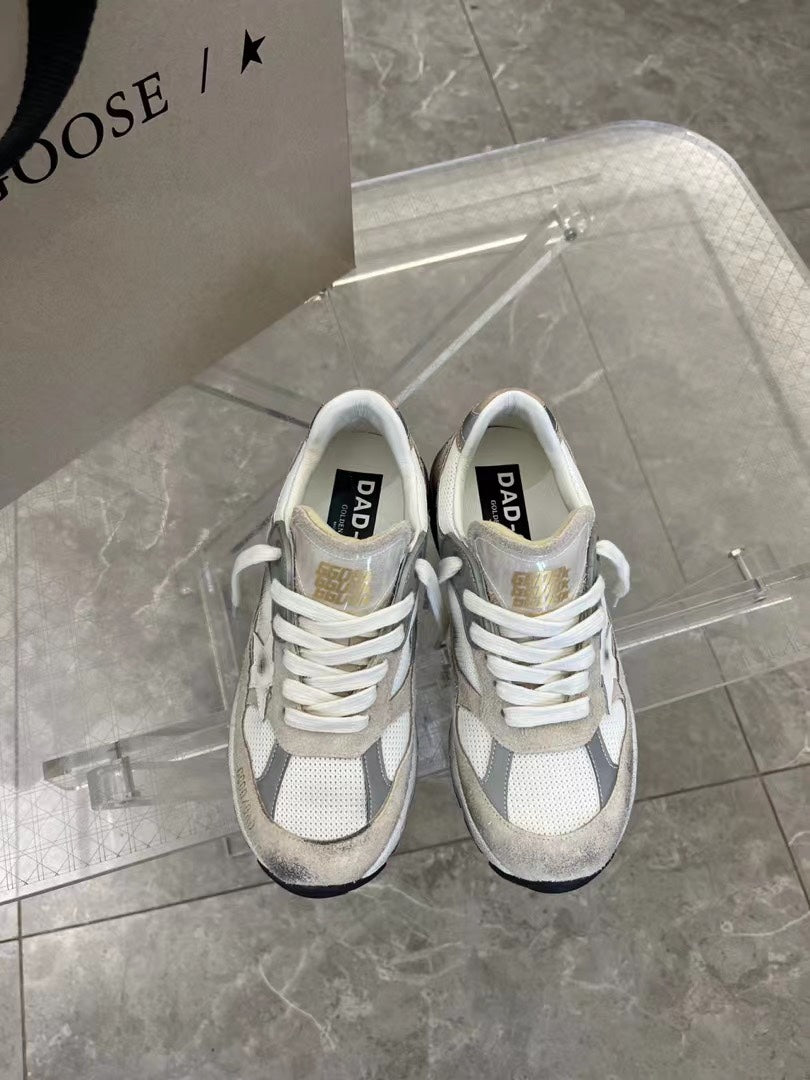 Golden Goose Vintage Distressed Sneakers #267