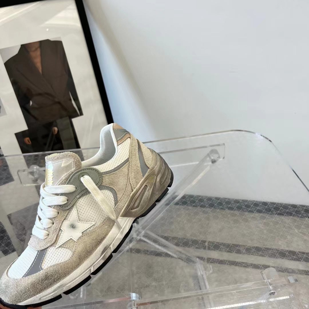 Golden Goose Vintage Distressed Sneakers #267