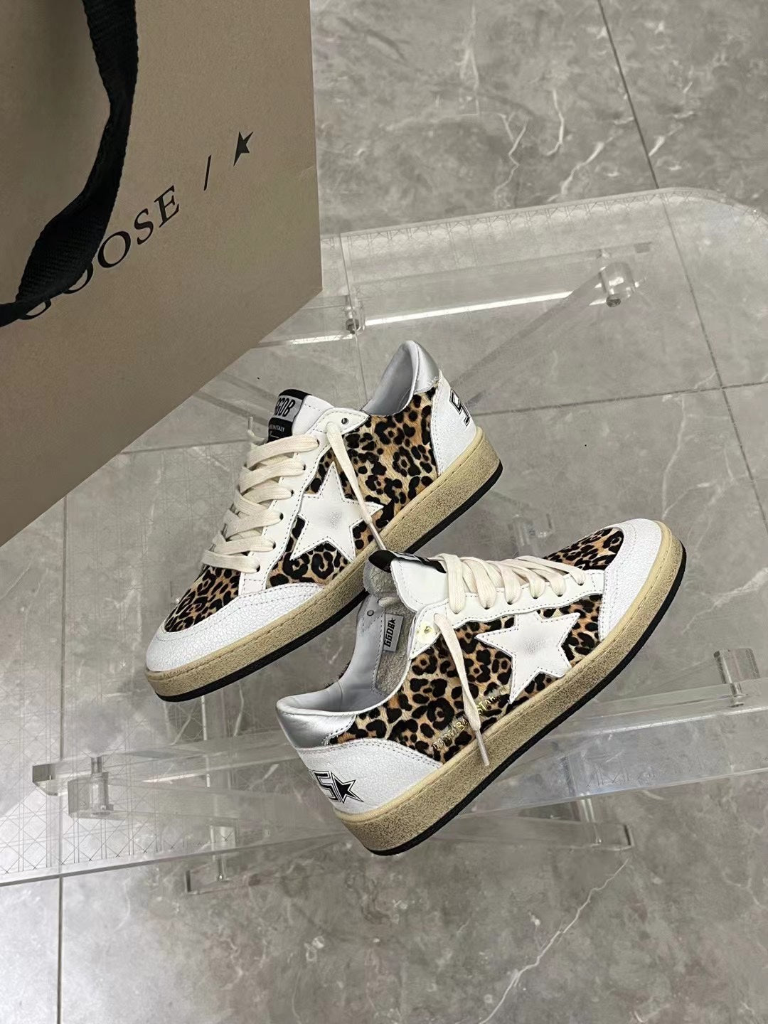 Golden Goose Vintage Distressed Sneakers #043