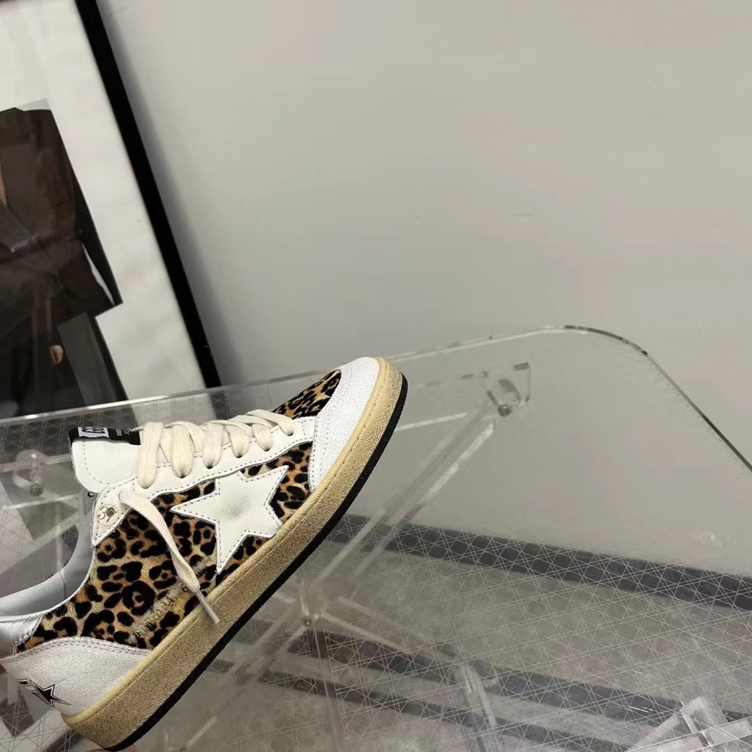 Golden Goose Vintage Distressed Sneakers #043