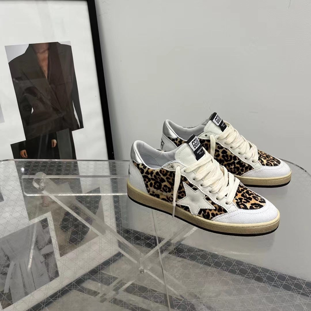 Golden Goose Vintage Distressed Sneakers #043