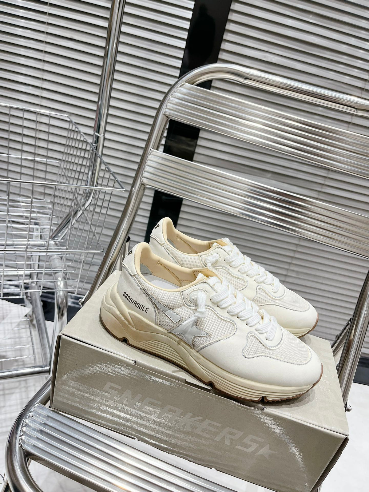 Golden Goose Vintage Distressed Sneakers #149