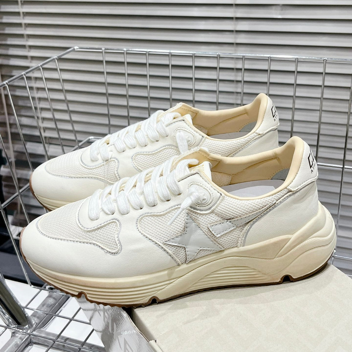 Golden Goose Vintage Distressed Sneakers #149