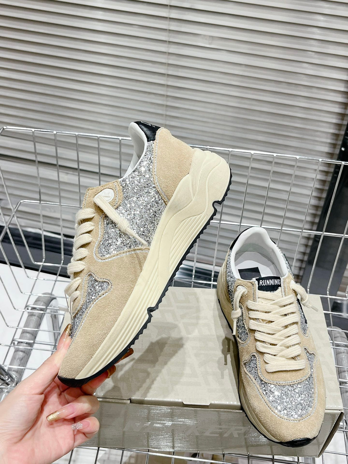 Golden Goose Vintage Distressed Sneakers #276