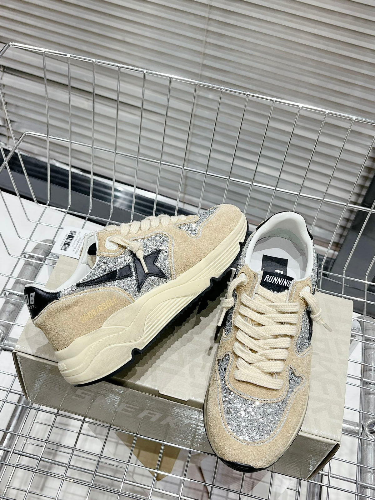 Golden Goose Vintage Distressed Sneakers #276